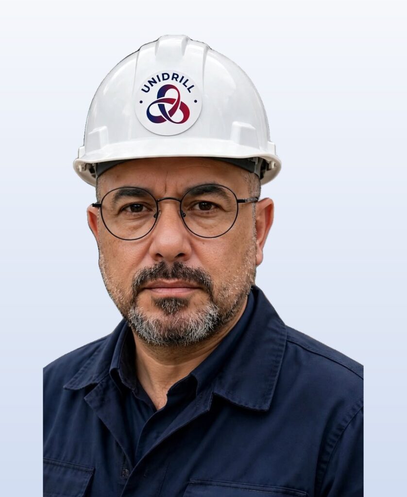 Eng. Marcelus Lemos de Melo, responsável técnico da Unidrill